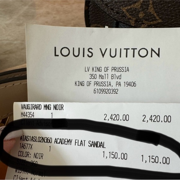 🤎🖤 Louis Vuitton Academy Sandal 🖤🤎 - Picture 9 of 10